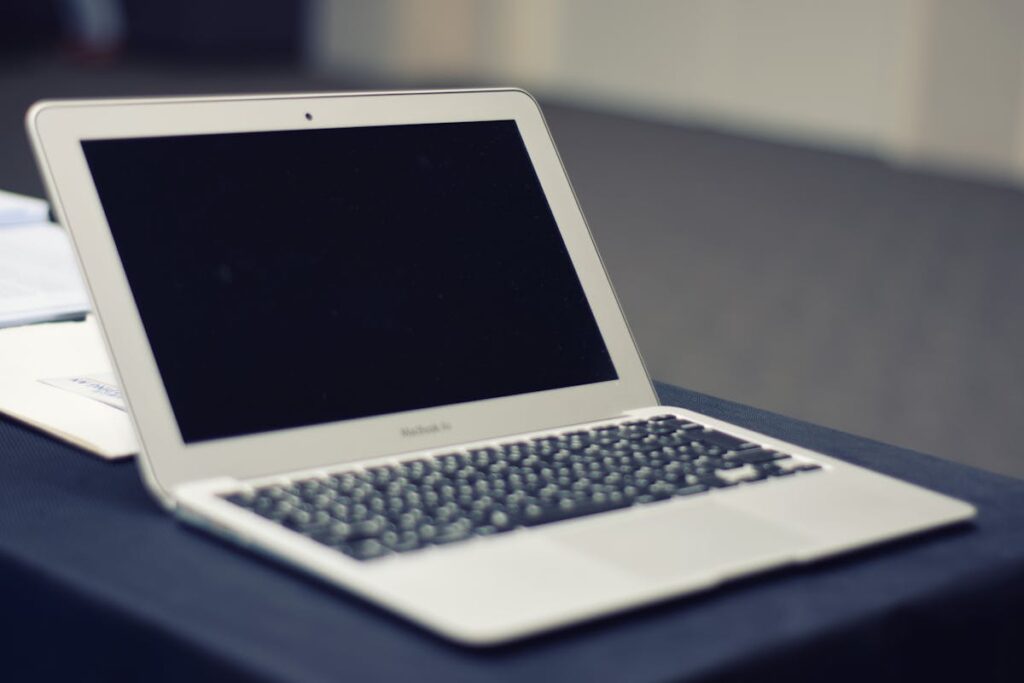 Flow werken laptop